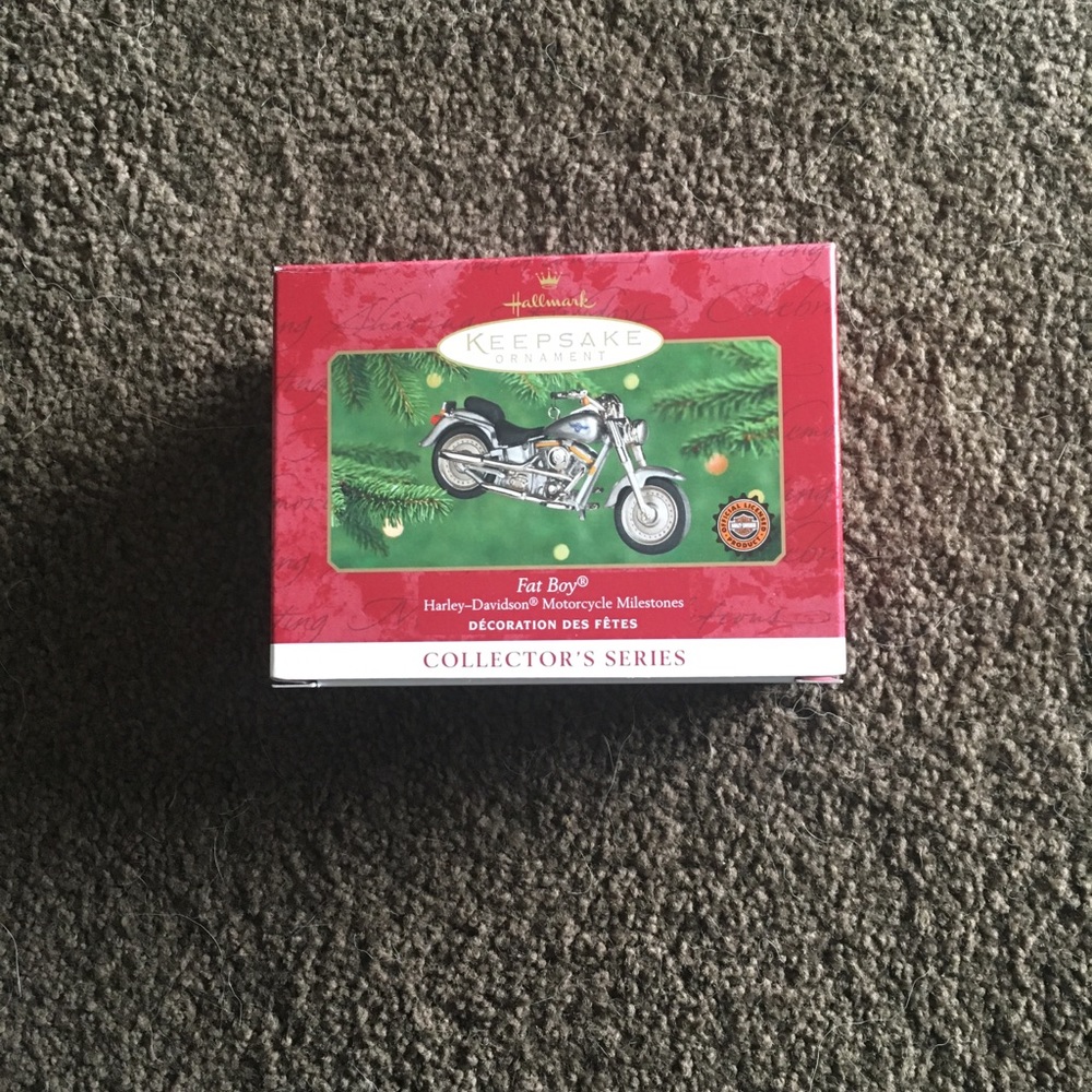 Hallmark Fat Boy motorcycle ornament